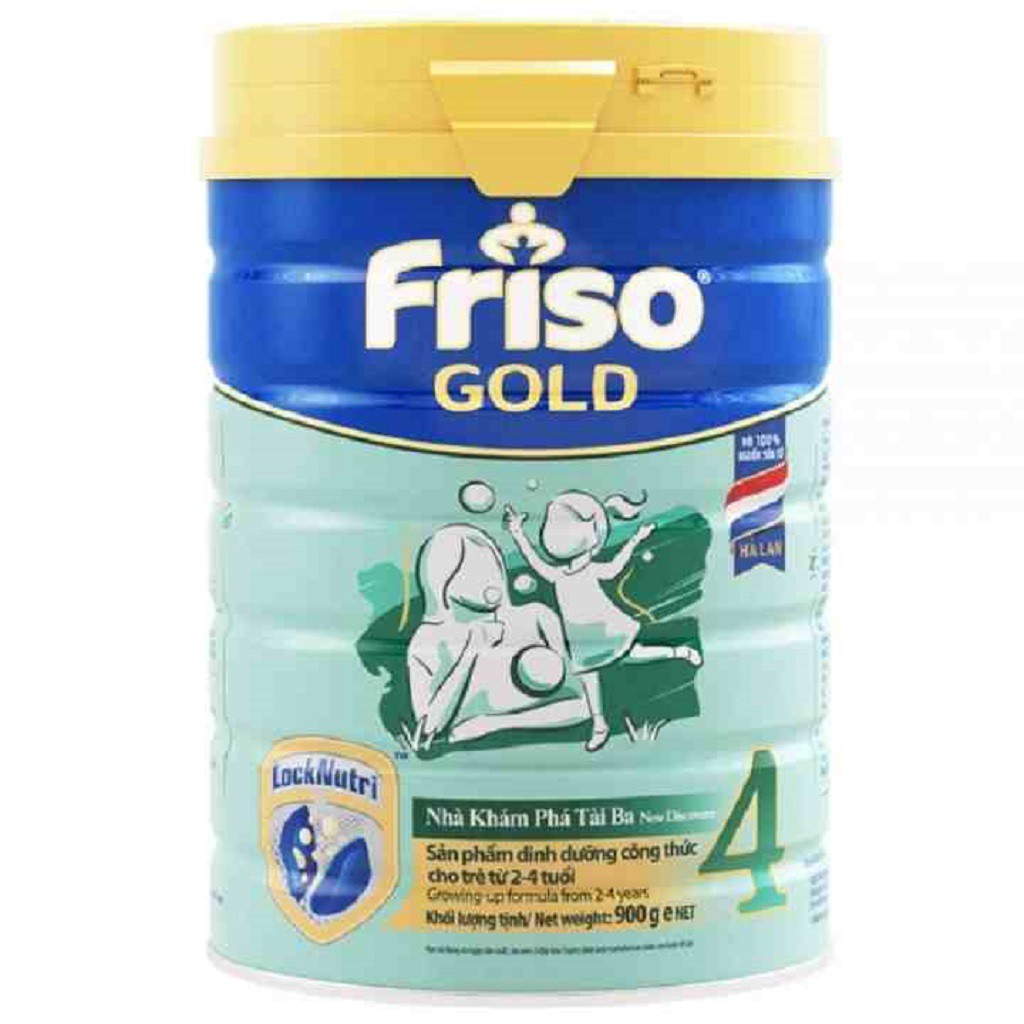 Sữa friso gold 4 900g dinh dưỡng cho bé từ 2 đến 4 tuổi