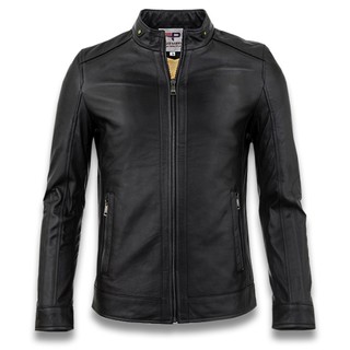 Áo Khoác Da Nam có lót lông thu đông cao cấp Pigofashion PGAD26 Đen