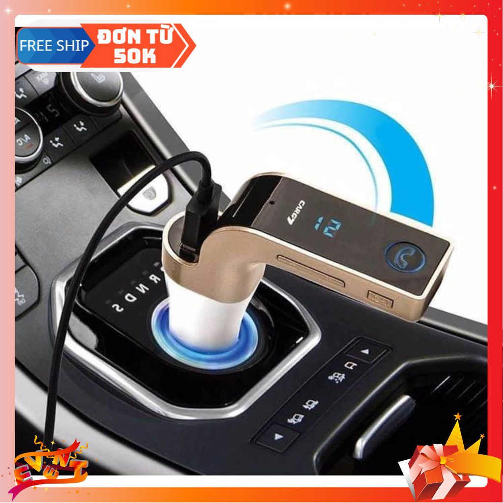 Tẩu Car S7 Sạc, Nghe Nhạc USB Thẻ Nhớ Và Bluetooth Trên Ô Tô