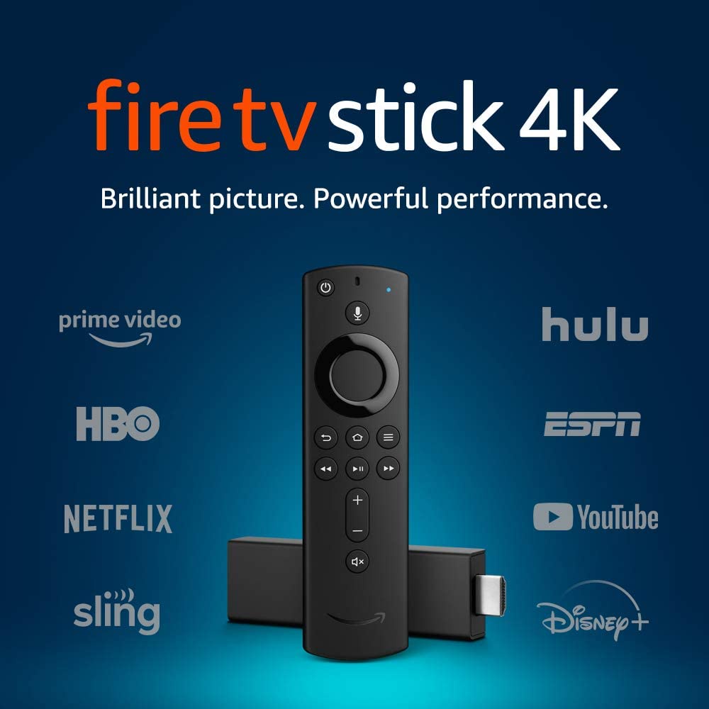 Thiết bị streaming Amazon Fire TV Stick 4K (Kèm điều khiển bằng giọng nói Alexa Voice Remote - Gen 2)
