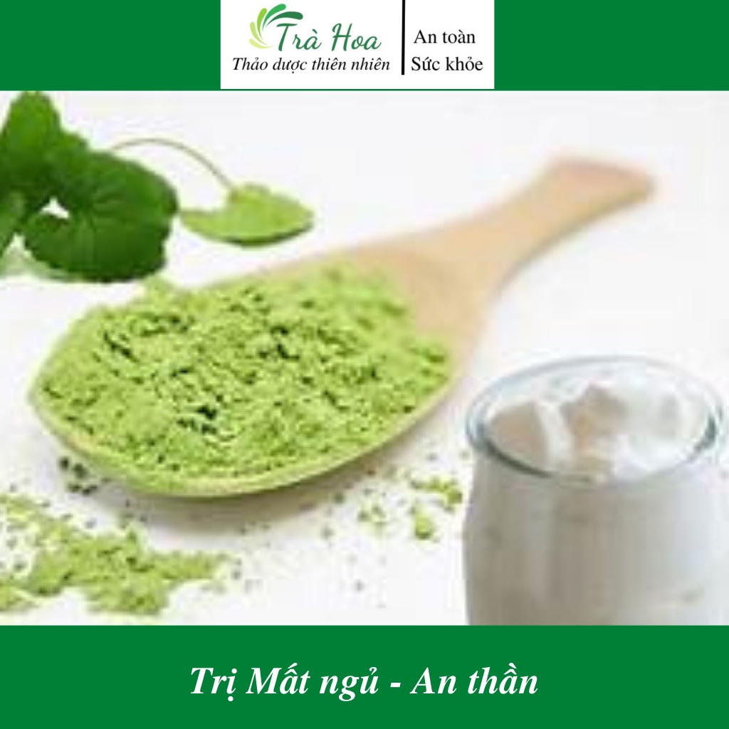 Bột rau má, bột rau má nguyên chất giảm mỡ, đẹp da Trà Hoa Cô Ba