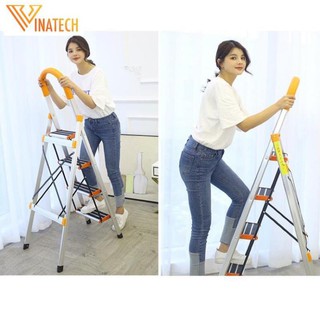 [HÀNG CHÍNH HÃNG] Thang ghế INOX AMECA Nhật Bản 3 BẬC