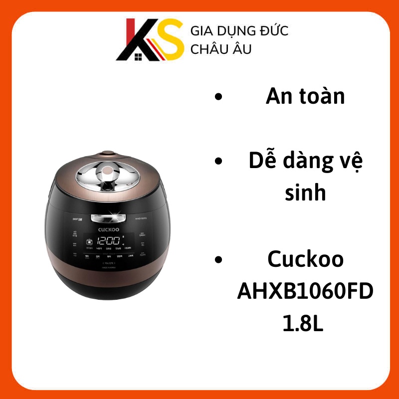 Nồi cơm điện Cuckoo AHXB1060FD 1.8L nội địa Hàn