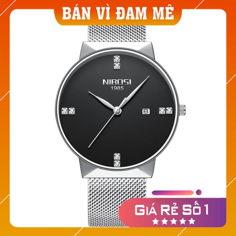 ĐỒNG HỒ NAM THÉP KHÔNG GỈ NIBOSI 2323 | Thiết Kế Đẳng Cấp Riêng Cho Phái Mạnh | DH0075