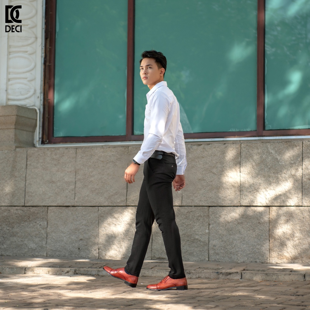 Giày tây công sở DECI màu patina dòng Cao Toe Oxford BROGUE 18