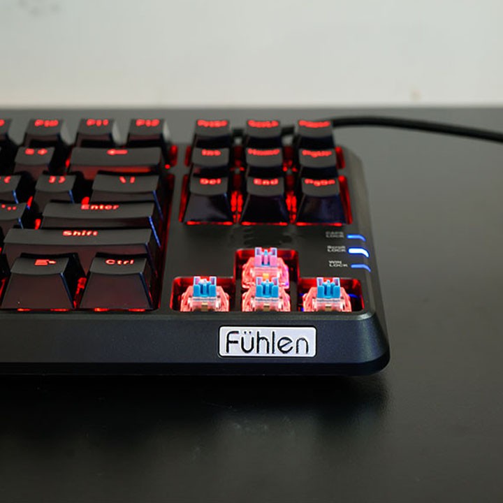 Bàn phím cơ Fuhlen M87s RGB Mechanical Blue/Red Switch - Chính hãng Ninza bảo hành 24 tháng