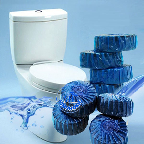 Bộ 10 Viên Khử Mùi Tẩy Bồn Cầu Viên Toilet Diệt Khuẩn, Tẩy Sạch Vệ Sinh Vết Bám Bẩn