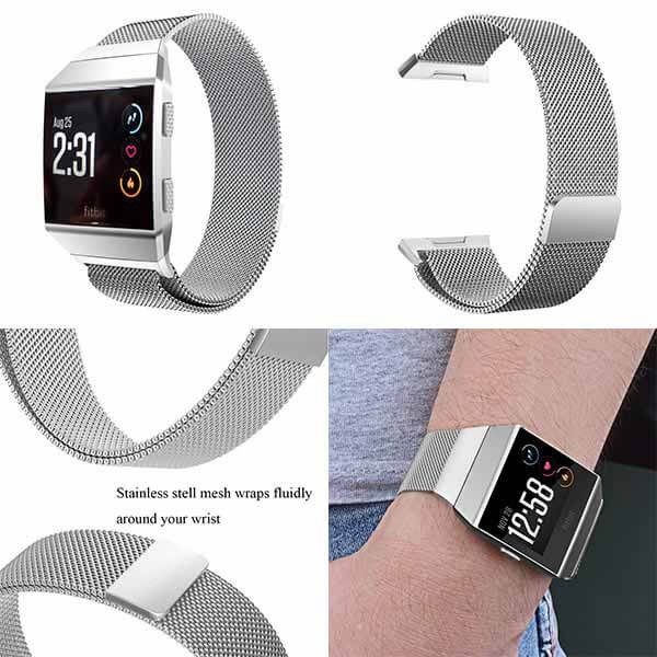 Dây Thép Milanese Loop Stainless Steel Cho Fitbit Ionic