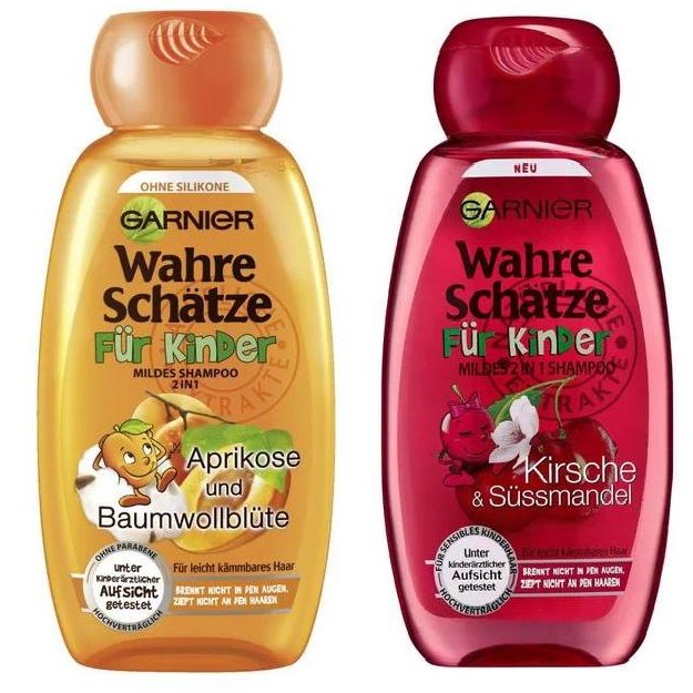 Dầu gội Garnier Wahre Schatze Full Kinder cho bé