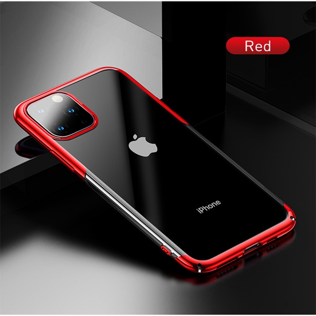 5 MÀU ỐP LƯNG MICA MÀU VIỀN SILICON iPhone 11 Pro 7 8 6 6s Plus X Xr Xs Max SE 2 2020 SE2 Phone