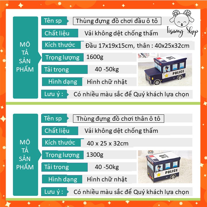 [ COMBO 2 thùng ] Thùng đựng ô tô, ghế ngồi 2 in 1 -[ HÀNG CÓ SẴN ] 2thùng ( đầu + thân ) màu đỏ