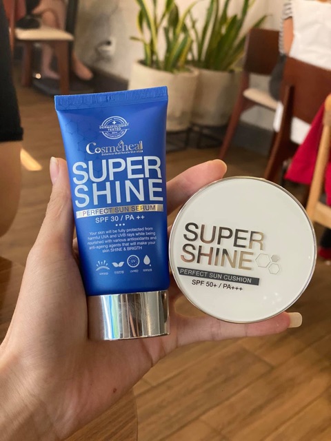 Phấn tươi tế bào gốc Cosmeheal - cushion Super Shine