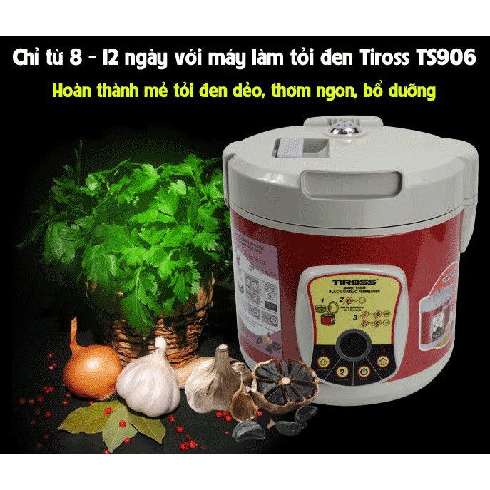 MÁY LÀM TỎI ĐEN TIROSS TS906