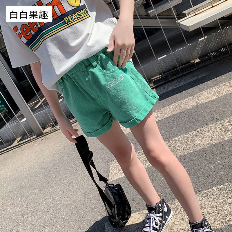 Quần Short Jeans Thời Trang Cho Bé Gái