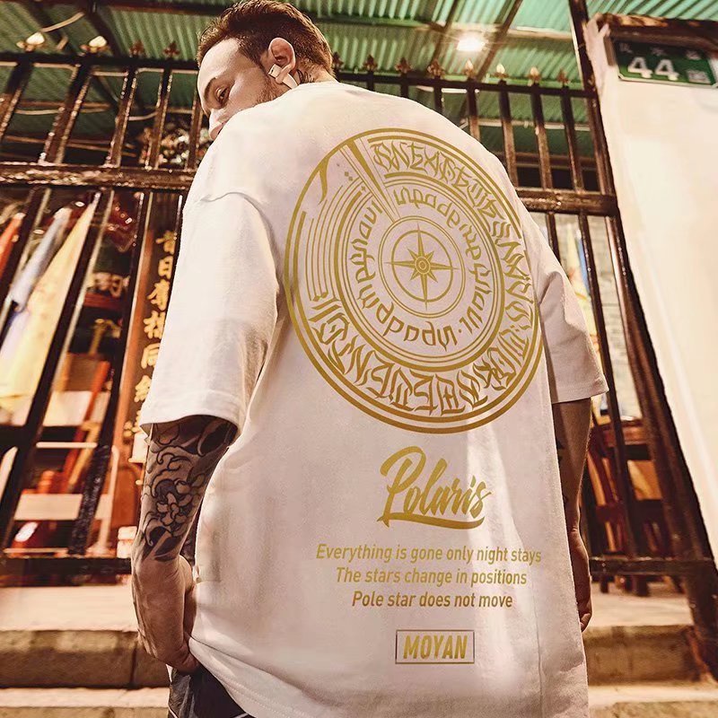 Áo Thun Tay Ngắn Dáng Rộng In Họa Tiết Hoạt Hình Phong Cách Hàn Quốc Thời Trang Mùa Hè Cho Nam Size M-8XL