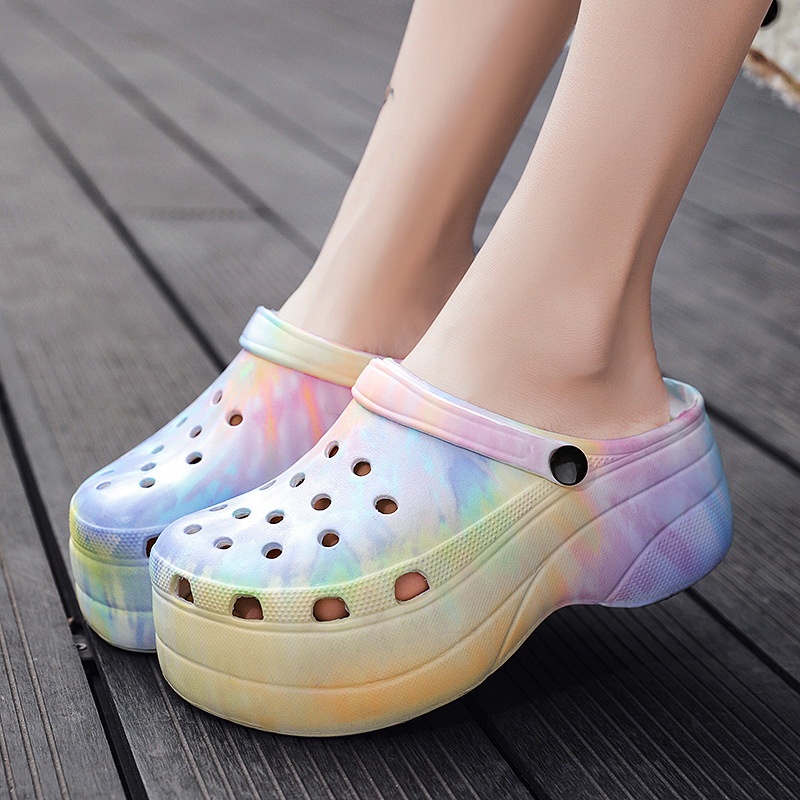 Dép Sandal Chống Trượt Tăng Chiều Cao Thoải Mái Phong Cách Hàn Quốc Cho Nữ Sinh