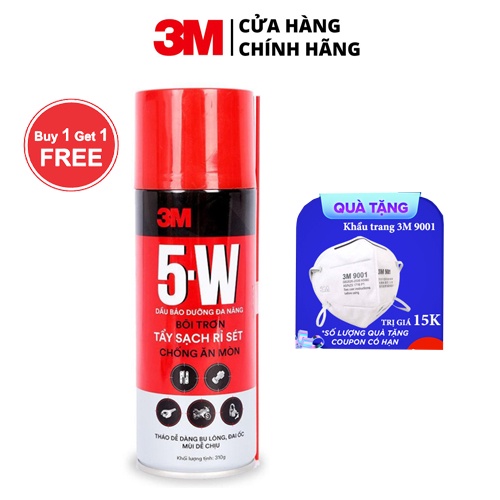 [Mã LIFEAU12K giảm 10% tối đa 12K đơn 0Đ] Chất Chống Rỉ Và Bôi Trơn 5W Way Penetrant 3M (170g/310g)