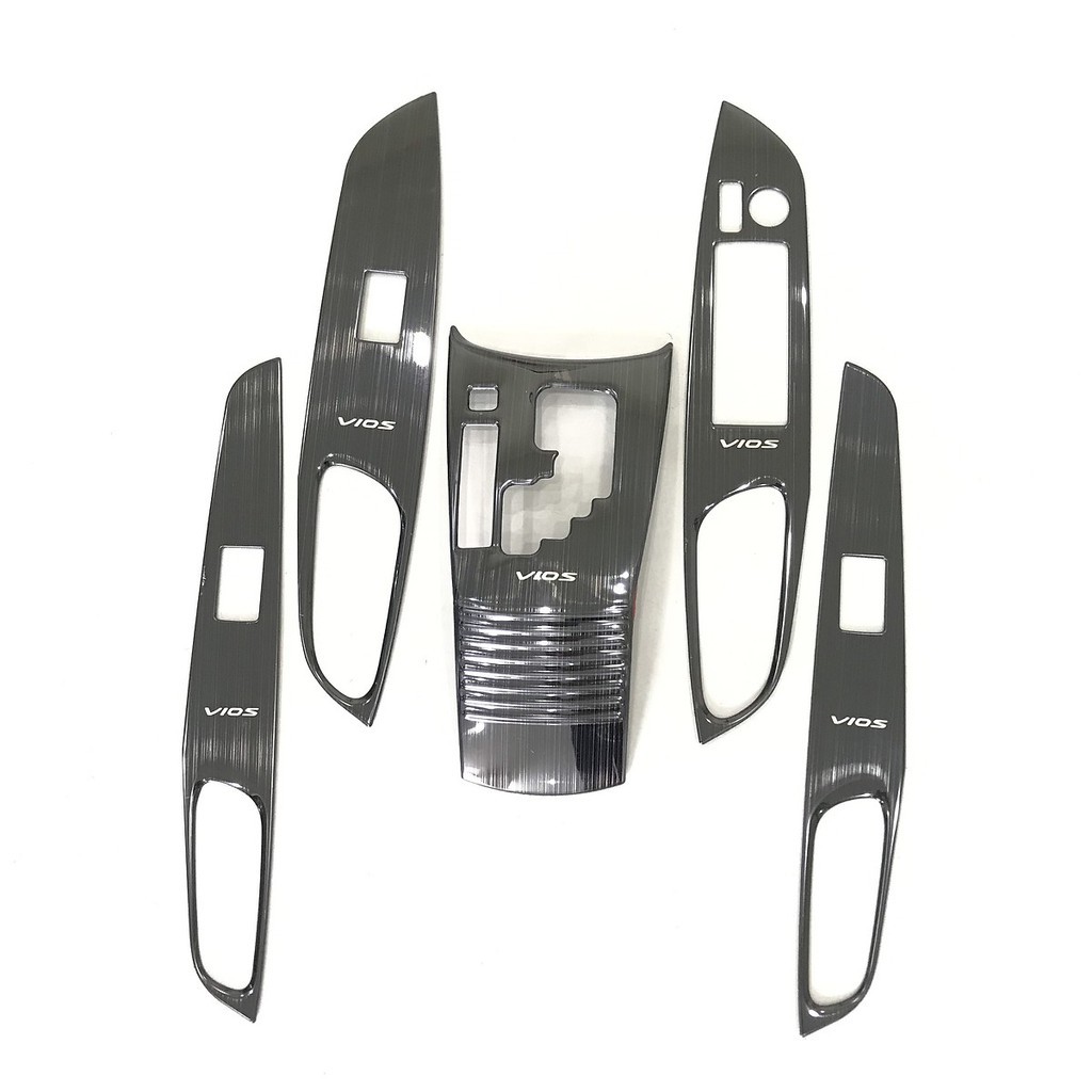 Bộ ốp trang trí nội thất xe Toyota Vios 2019 - 5 chi tiết