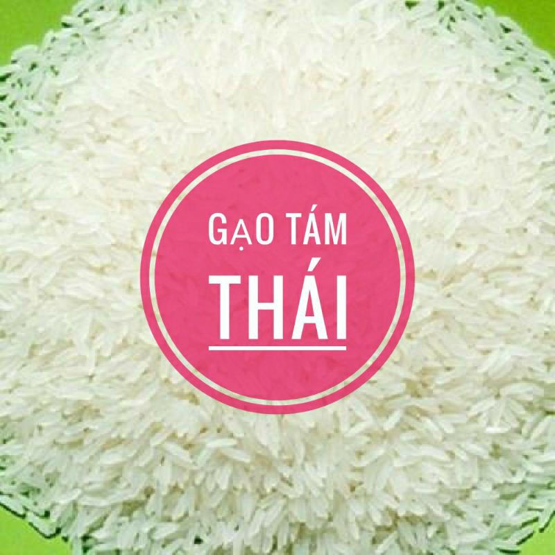 gạo tám thái lan ngon thơm gạo tám thái chất lượng số 1( tách lẻ)1 kg