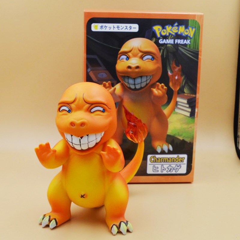 Mô Hình Đồ Chơi Pikachu/ Psyduck/ Charmander/ Squirtle/ Bulbasaur Mặt Bựa