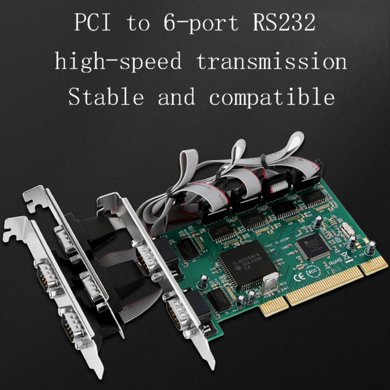 Thẻ Mở Rộng PCI Sang 6 Cổng Serial Port RS232