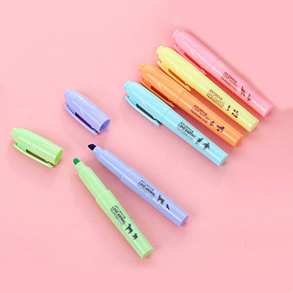 Bộ 6 Bút Dạ Quang Spl-6 Chất Lượng Cao