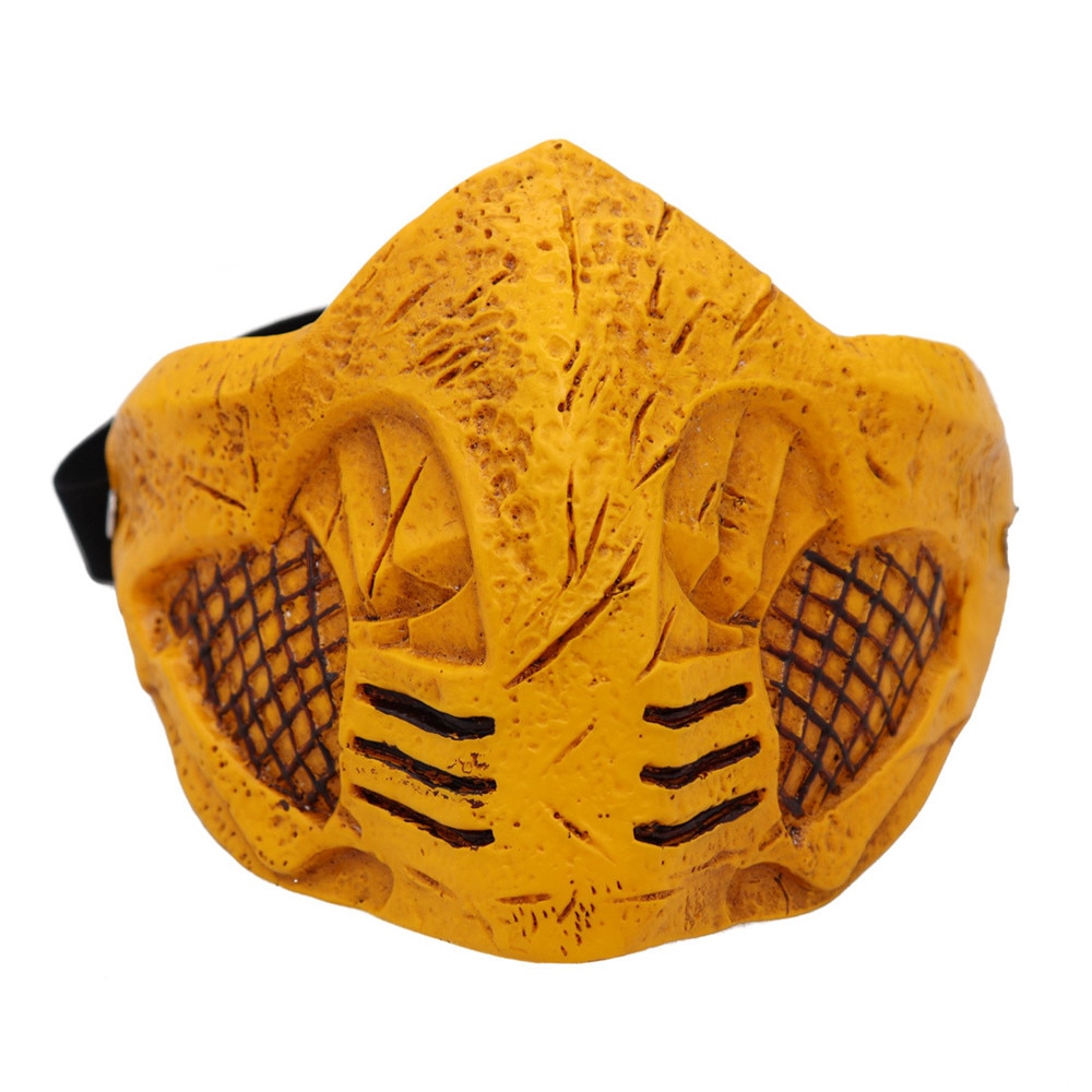Mortal Kombat 11 Sub-Zero Mặt nạ bọ cạp Cosplay Trang phục Nhựa Mặt nạ Đạo cụ Halloween