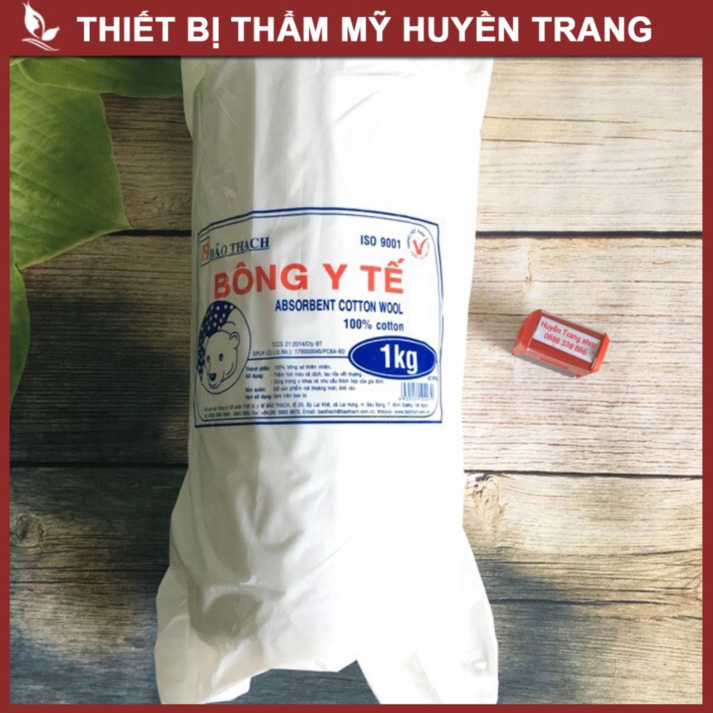 Bông Y Tế Bạch Tuyết / Bảo Thạch 1kg - Thẩm Mỹ Huyền Trang