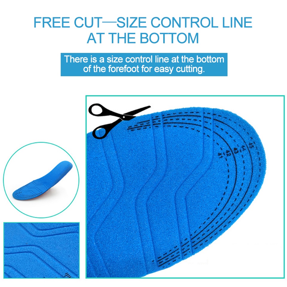 Miếng Lót Giày Mềm Mại Chống Trượt Thấm Hút Mồ Hôi Thoáng Khí