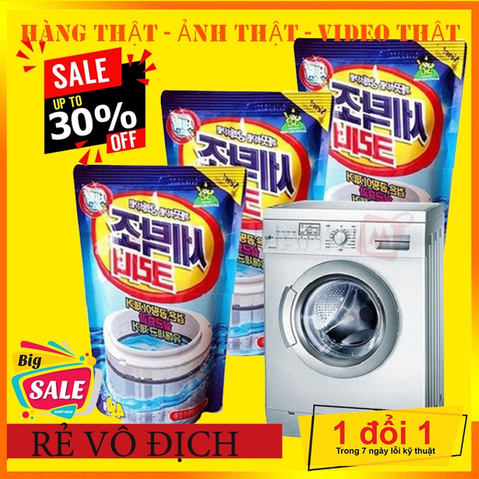 [CỰC MẠNH] Bột Tẩy Lồng, Vệ Sinh Máy Giặt Hàn Quốc Gói 450g Tẩy Rửa Cực Mạnh - Hiêu Qủa Tức Thì