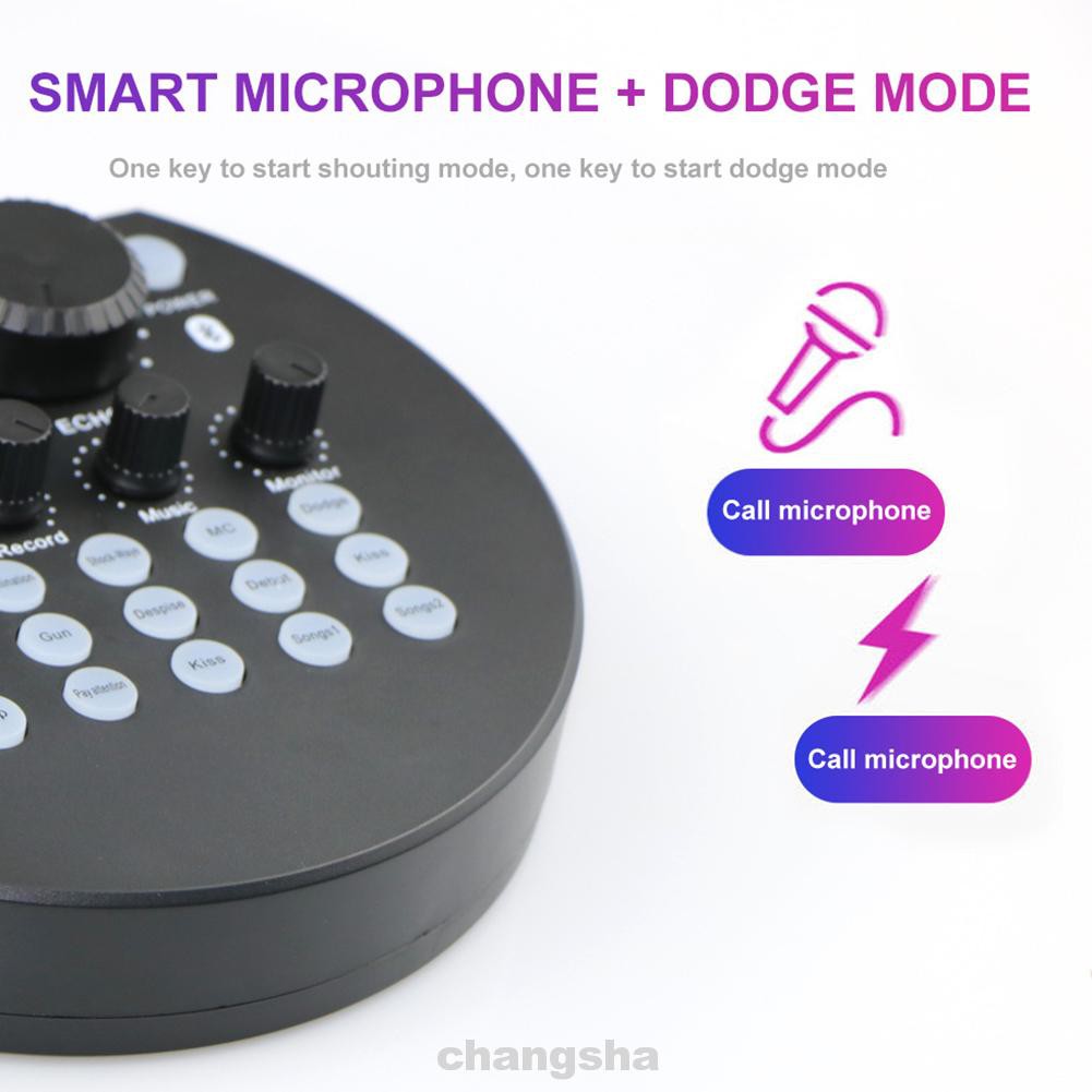 Bộ Micro Phát Thanh Bluetooth 6 Chế Độ Chuyên Dụng Kèm Phụ Kiện