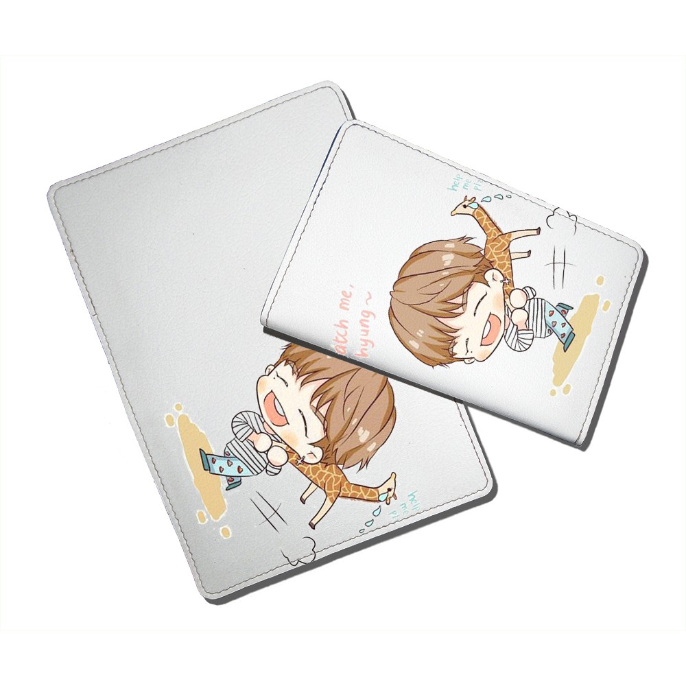 Ví bọc hộ chiếu (passport) hình chibi Kang Daniel  - mã WAN00002