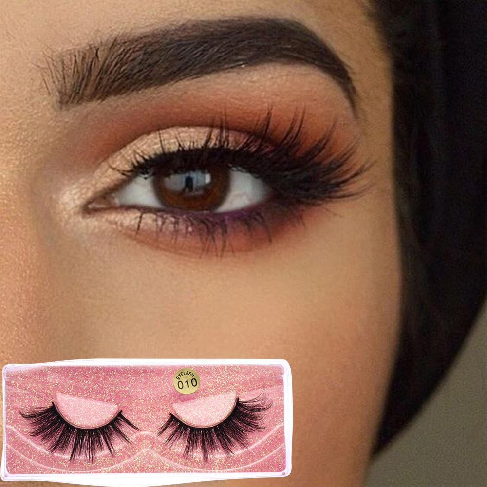 Hộp Lông Mi Giả Dài Trọng Lượng Nhẹ Tự Nhiên