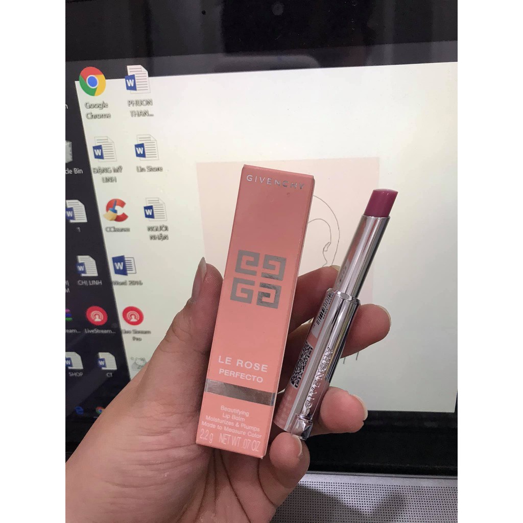 Son dưỡng môi có màu GIVENCHY - 02 - INTENSE PINK