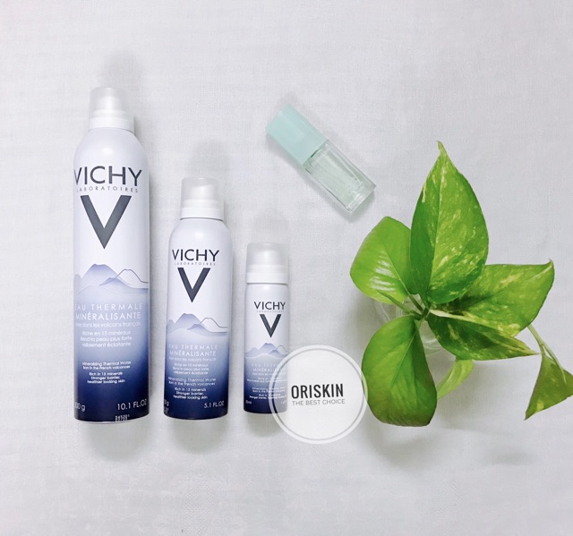 Bộ Xịt Khoáng Dưỡng Da Vichy Mineralizing Thermal Water (300ml) + Tặng Dưỡng Chất Giàu Khoáng Chất Mineral 89 1.5ml