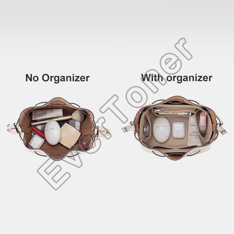 Evertoner Túi Đựng Mỹ Phẩm / Đồ Trang Điểm Bằng Vải Nỉ Cho Mẹ Bỉm Sữa