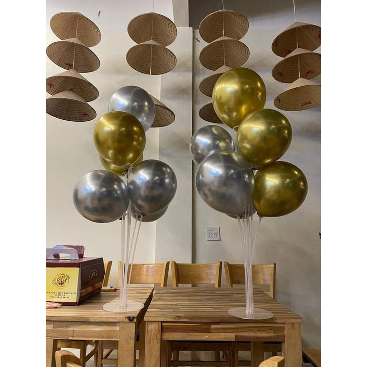 Trụ Bóng 7 Thanh, Trụ Gắn Bong Bóng Trang Trí Tiệc Sinh Nhật, Anniversary, Phụ Kiện Trang Trí Thêm Cho Các Set Bóng