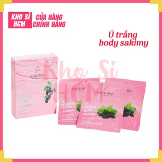 Tắm trắng da Ủ trắng body SAKIMY hộp 3 gói chính hãng