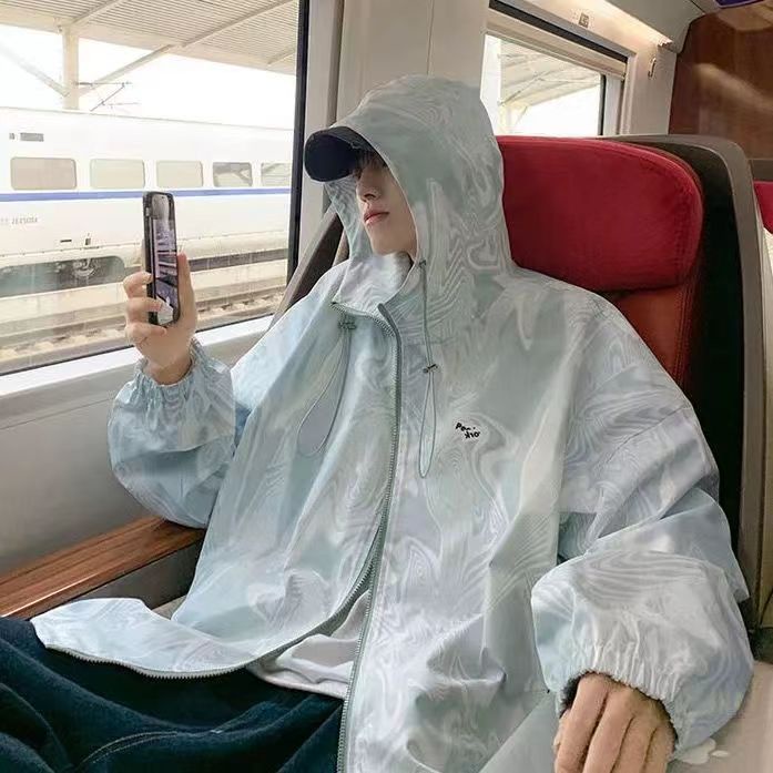Áo khoác chống nắng sinh viên dáng rộng phong cách Hàn Quốc mẫu mới dài tay mùa hè