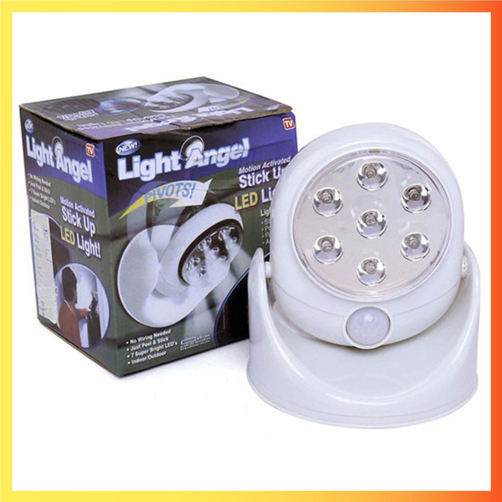 Đèn 7 led cảm biến chuyển động treo tường Light Angel