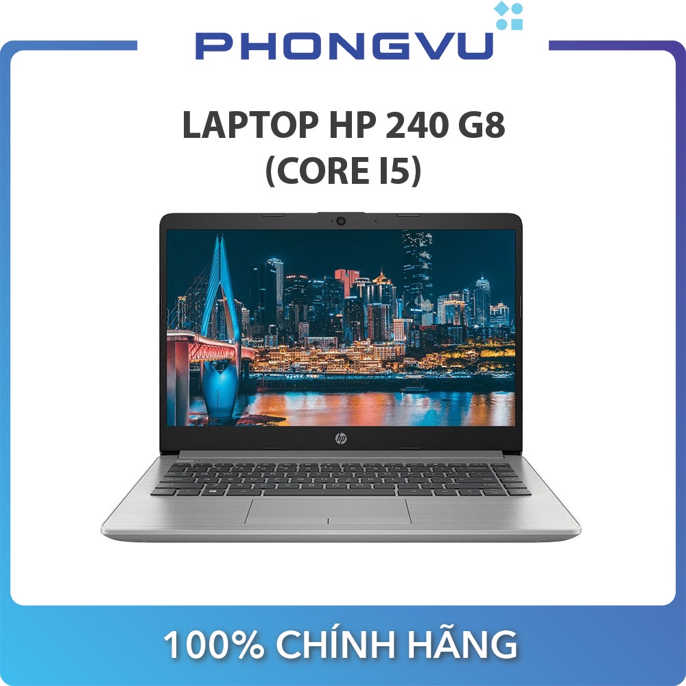 Laptop HP 240 G8 (14&quot; Full HD / i5-1135G7 / RAM 4GB / SSD 512GB / Win 10) - Bảo hành 12 tháng