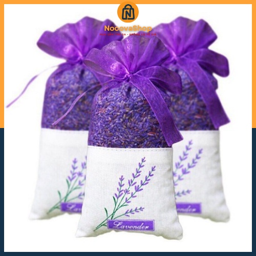 Túi thơm nụ hoa oải hương lavender khô để phòng khử mùi hôi làm thơm phòng lưu hương nâu dài