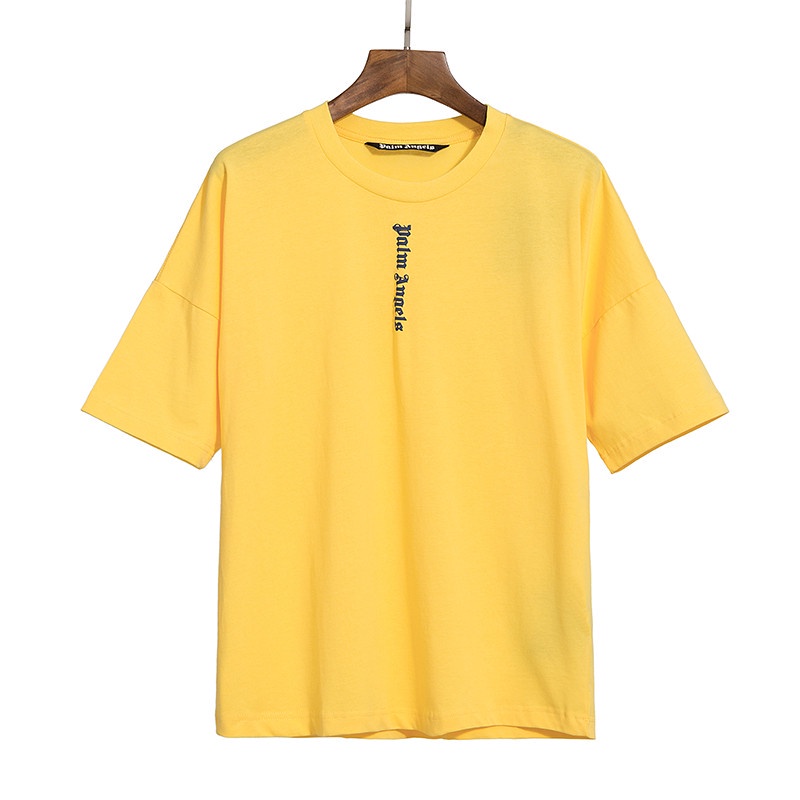 Áo Thun Cotton Tay Ngắn Dáng Rộng In Chữ PALM Thời Trang Cho Nam Và Nữ