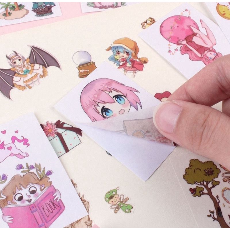 Hộp 36 cuốn sổ/ hộp 48 cuốn sổ  sticker 50 trang mini cực đẹp giá sỉ.