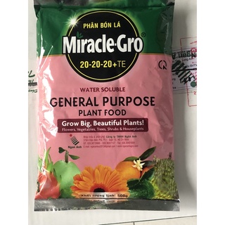 Phân bón lá miracle-gro 20-20-20+te mập cành nuôi trái