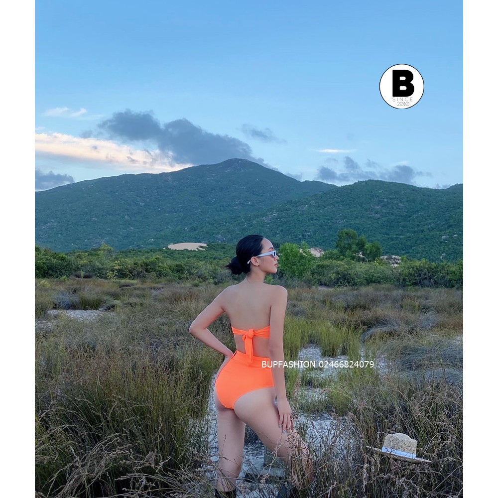 BKG06 SET BIKINI 2 MẢNH MÀU CAM