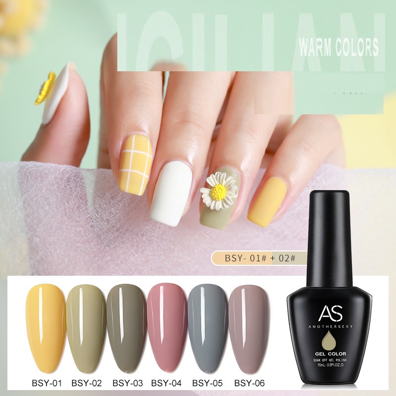 Sơn Gel AS Mã BSY (cam kết chính hãng _lựa màu tự do hơn 2000 màu)