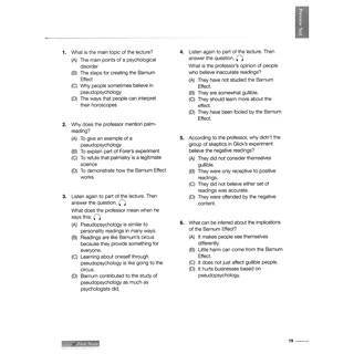 Mastering Skills For The TOEFL iBT - Listening