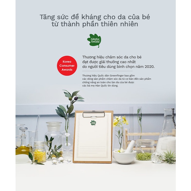 Kem Dưỡng Ẩm Da Mặt Cho Bé GREEN FINGER PANTHEDIN FACE CREAM 50ml