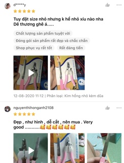 Kìm cắt móng cán cong cho chó mèo - 2 size S M